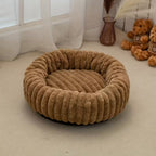 Circular Plush Cat Bed