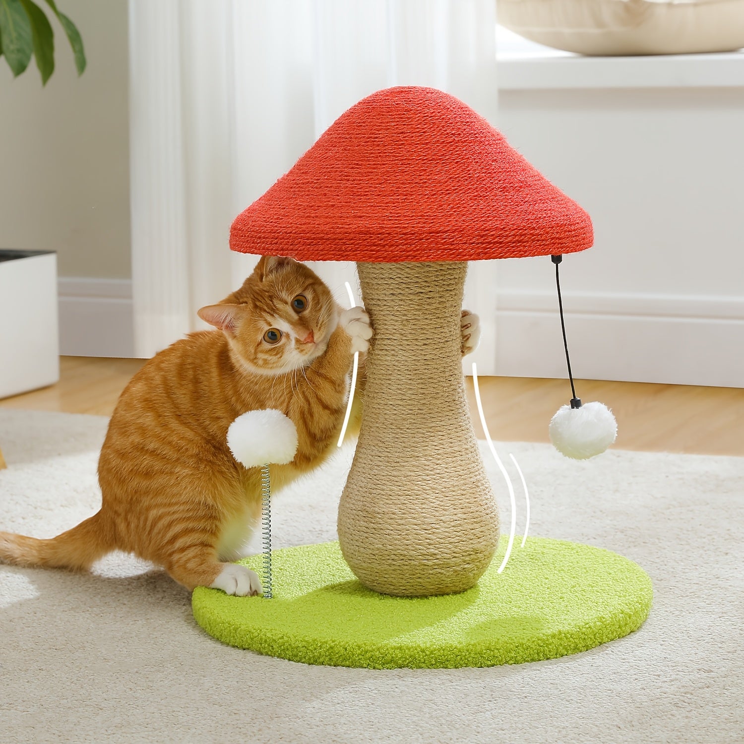 Mushy Shroom Cat Scratching Post