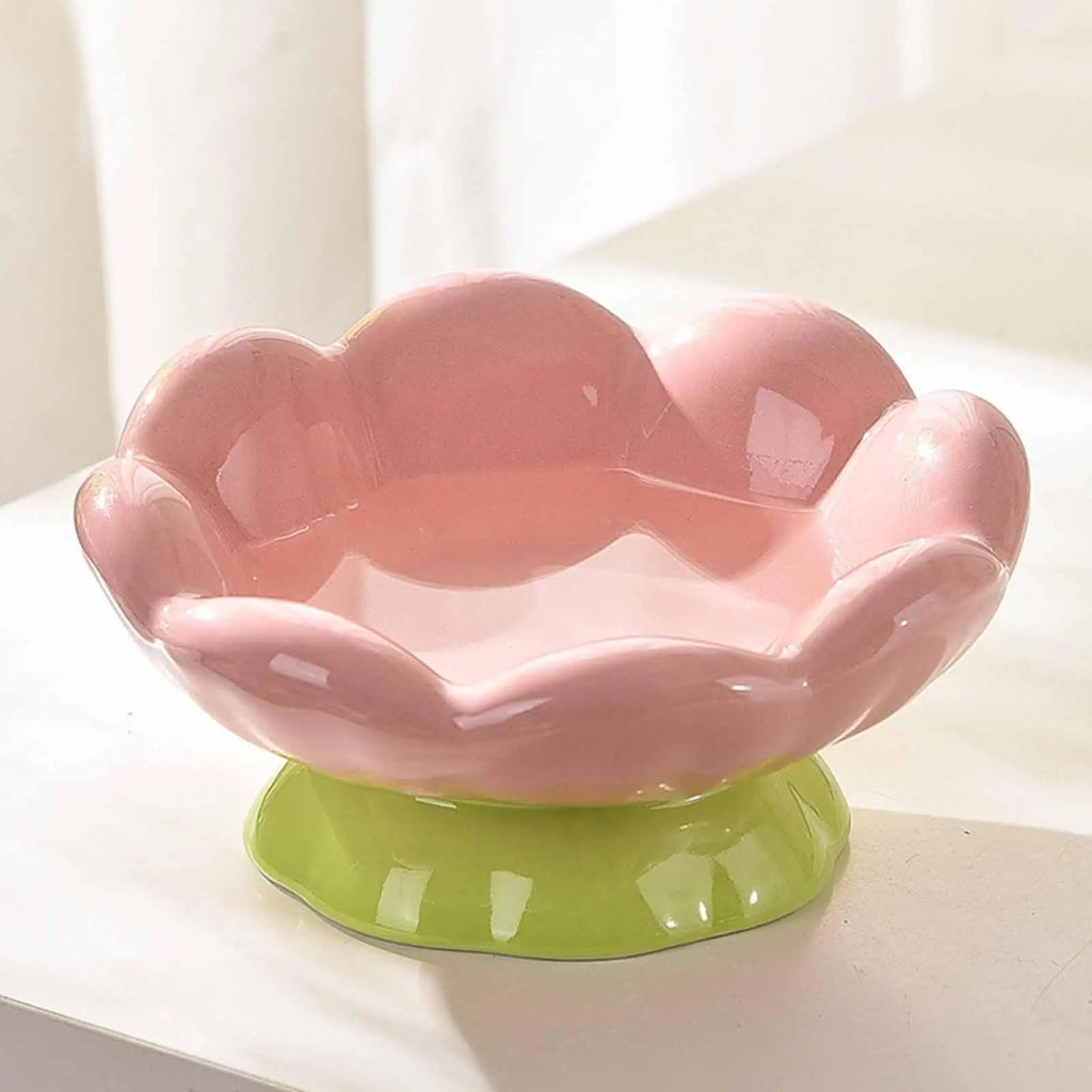 Elevated Tulip Cat Feeder