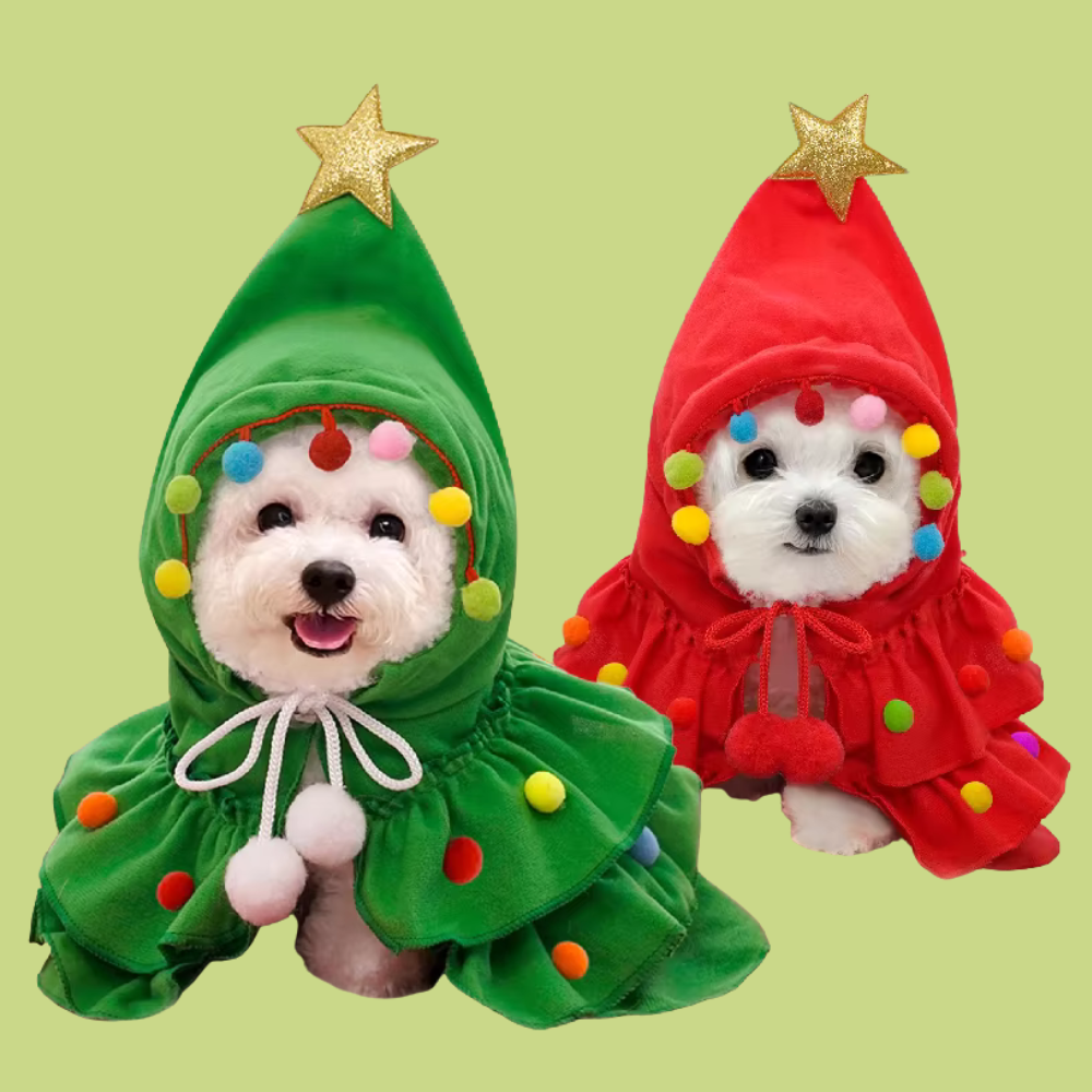Merry Christmas Pet Cape And Shawl