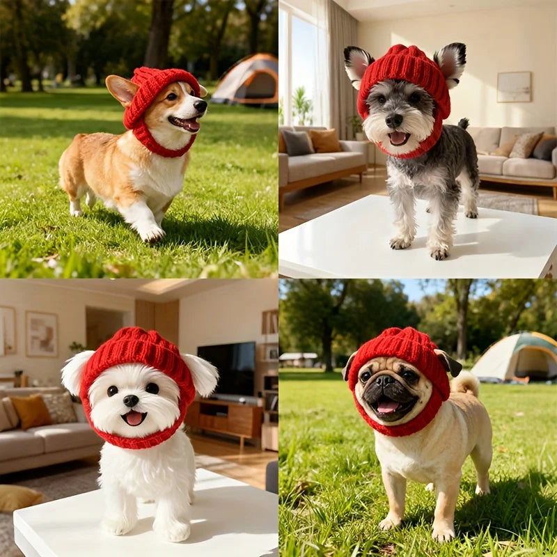 Festive Dog Beanie