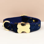 Customizable Cat Collar - Celestial Blue