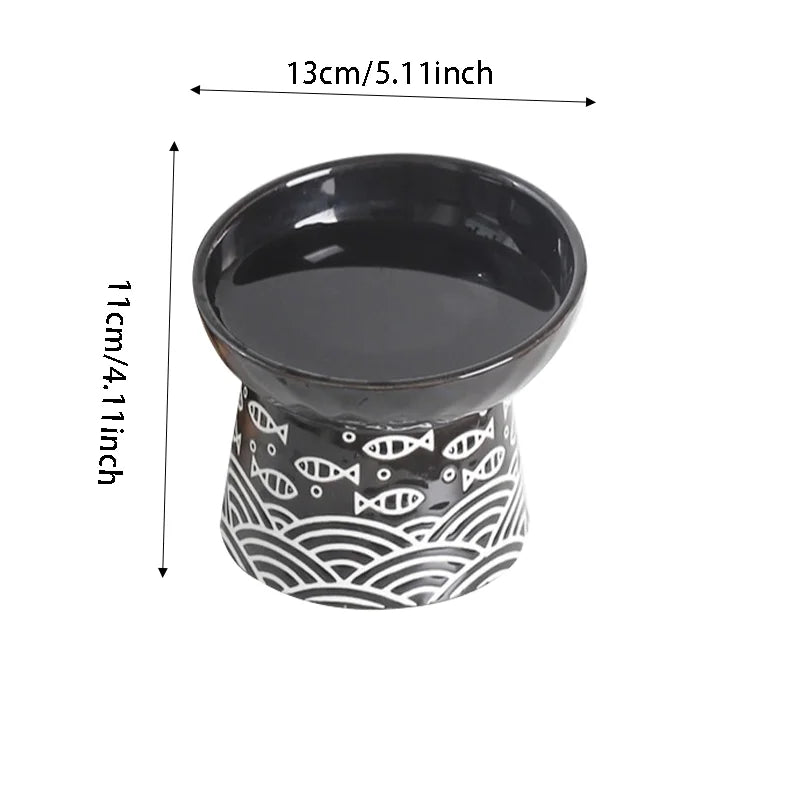 Ceramic Raised Cat Bowl