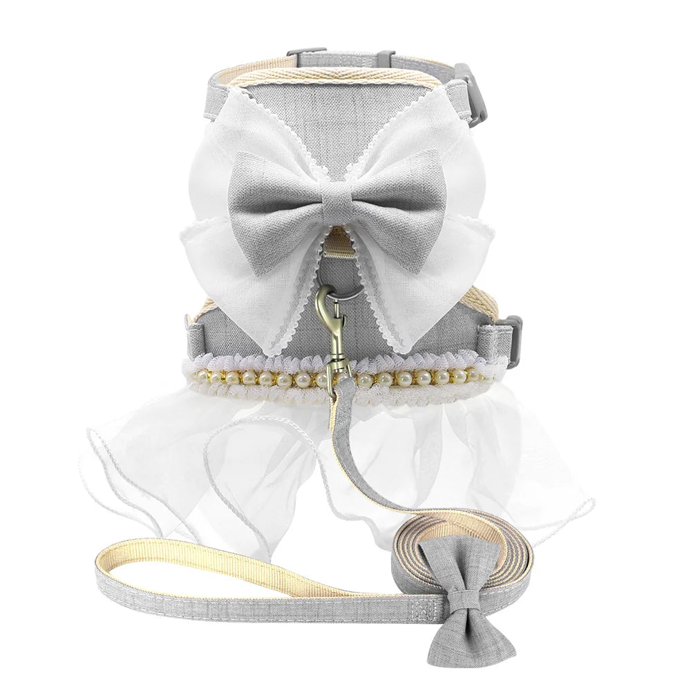 Bowknot Leash & Harness