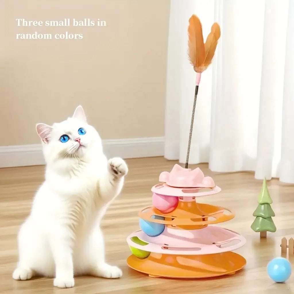 Cat Rotating Interactive Fun Toy