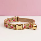 Bundle - Customizable Collar + Leash - Mocha Rose