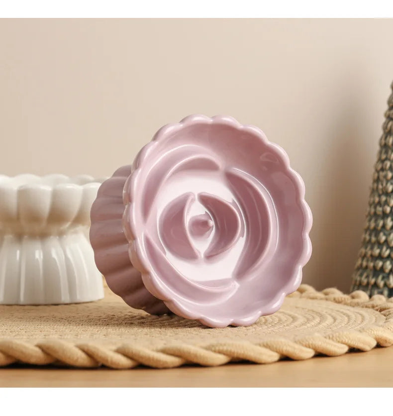 Petal Bloom Elevated Puzzle Feeder