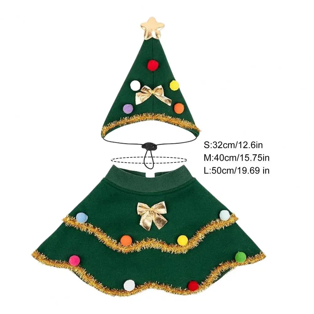 Christmas Tree Cape & Hat