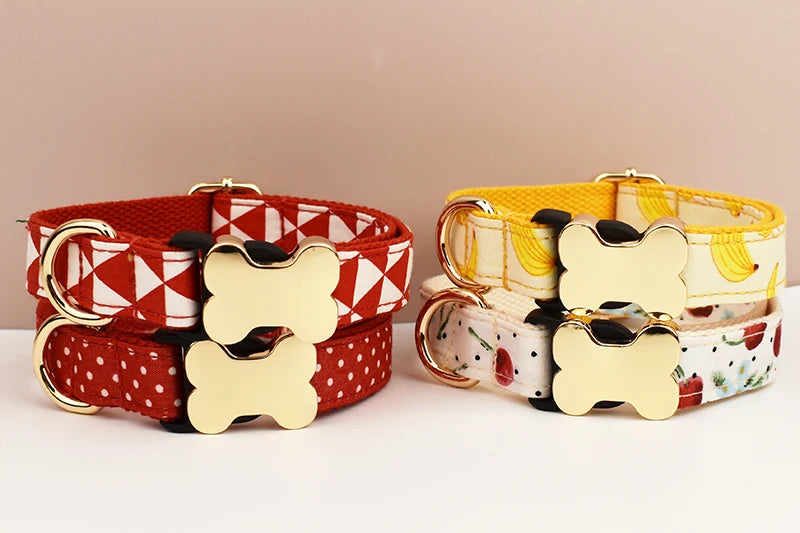 Customizable Cat Collar - Cherry Love