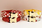 Customizable Dog Collar - Geometric Red Arrow