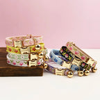 Customizable Cat Collar - Ivy Floral