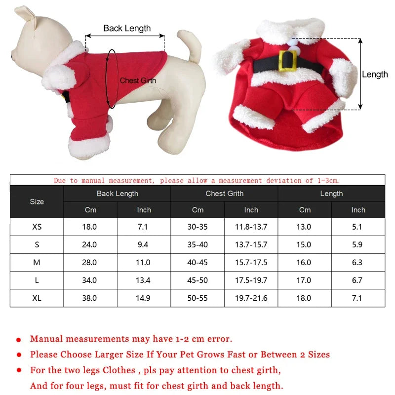 Santa Paws Costume