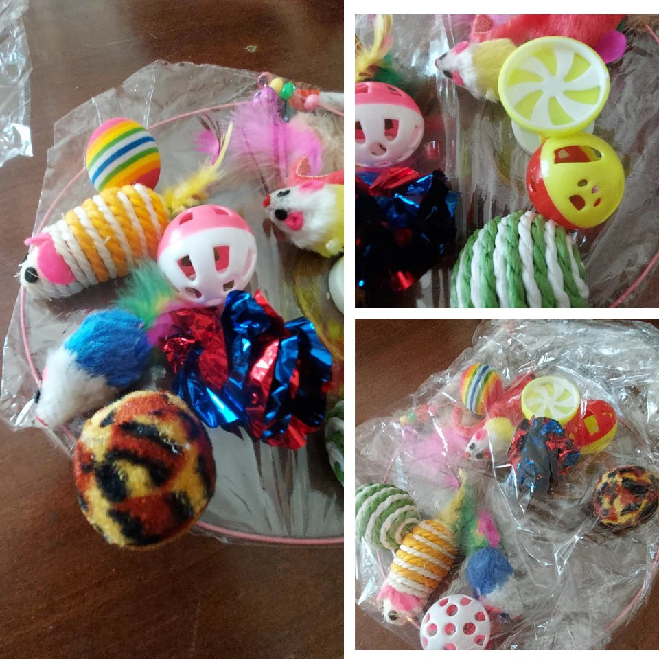 Cat Toy Variety Set (14 Pieces)