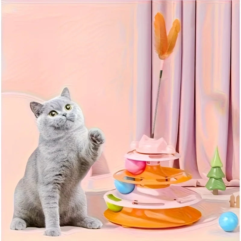 Cat Rotating Interactive Fun Toy